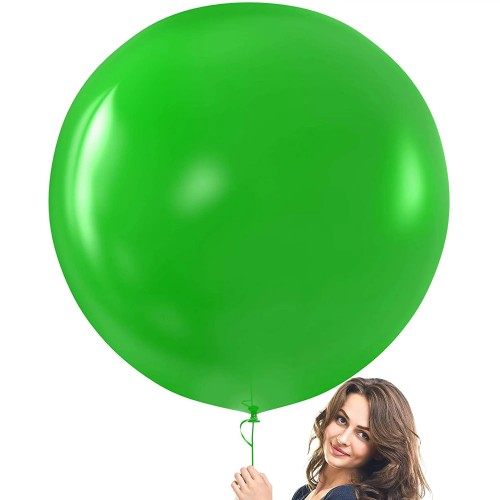Латексный шар «большой зелёный»
